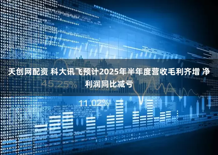 天创网配资 科大讯飞预计2025年半年度营收毛利齐增 净利润同比减亏